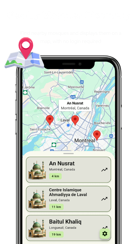 Nearby Mosque Discovery
