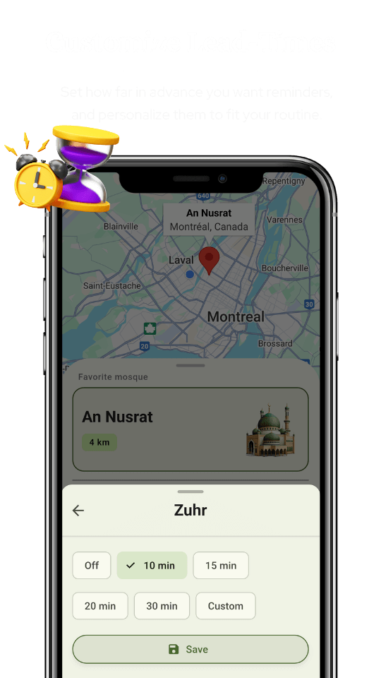 Customize Lead-Times